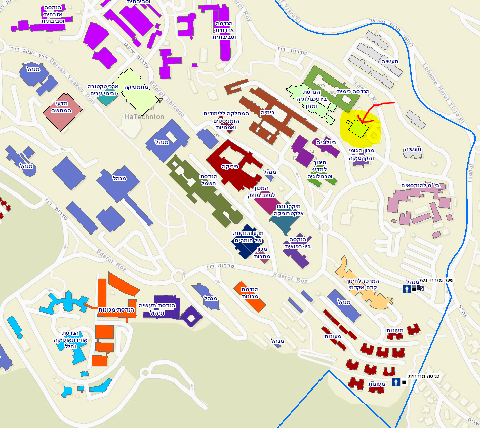 Map of Food and Health Innovation Center